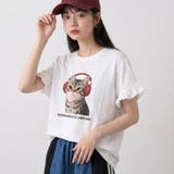 オフホワイト | 袖フリルヘッドホンネコプルオーバー | non-hedge