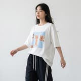 パネル転写ネコBIGTシャツ | non-hedge | 詳細画像5