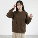 ブラウン | カルゼ切替プルオーバー | non-hedge
