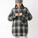 ブルー | チェックビッグシャツ | non-hedge 