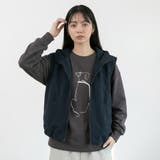 ナイロン風フードベスト | non-hedge | 詳細画像8