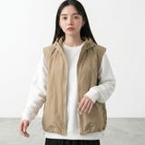 ナイロン風フードベスト | non-hedge | 詳細画像3