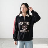 襟付きハーフジップロゴプルオーバー | non-hedge | 詳細画像10