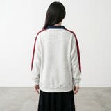 襟付きハーフジップロゴプルオーバー | non-hedge | 詳細画像4