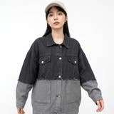 ブラック | リメイク風デニムジャケット | non-hedge