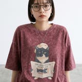 ブラウン | ピグメントネコBIGTシャツ | non-hedge
