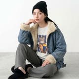 襟ファーデニムジャケット | non-hedge  | 詳細画像8 