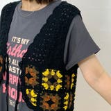 カラークロシェリボンベスト | non-hedge  | 詳細画像6