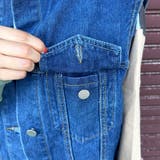 カットオフノーカラーデニムベスト | non-hedge | 詳細画像7
