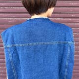 カットオフノーカラーデニムベスト | non-hedge | 詳細画像8