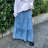 デニムティアードスカート | non-hedge  | 詳細画像4 