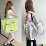 カラーロゴキャンバスビッグトートバッグ レディース ファッション | non-hedge  | 詳細画像6