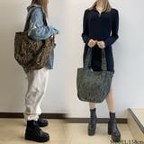 ゼブラキャンバストートバッグ レディース ファッション | non-hedge | 詳細画像2