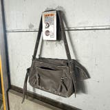 グレー | ブリーチ加工ZIPショルダーバッグ | non-hedge 