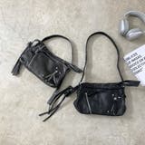 ブリーチ加工ZIPショルダーバッグ | non-hedge  | 詳細画像13 