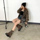 ブリーチ加工ZIPショルダーバッグ | non-hedge  | 詳細画像4 