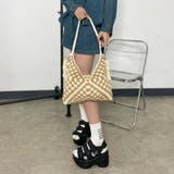 コットン編みフリンジMIXバッグ | non-hedge | 詳細画像13
