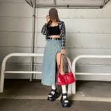 型押しベルトフラップショルダーバッグ | non-hedge | 詳細画像8