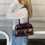 2ポケクロコ型押しボストンバッグ | non-hedge  | 詳細画像18 