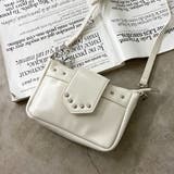 アイボリー | スタッズミニショルダーバッグ | non-hedge 