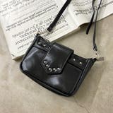 ブラック | スタッズミニショルダーバッグ | non-hedge 