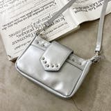 シルバー | スタッズミニショルダーバッグ | non-hedge 