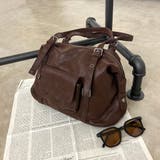 ブラウン | 合成皮革ボストンバッグ | non-hedge 