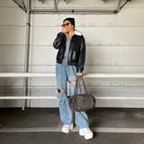 ヒョウ柄ボストンバッグ | non-hedge  | 詳細画像9 