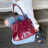 合成皮革サイドドロストトートバッグ | non-hedge  | 詳細画像1 