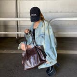 合成皮革サイドドロストトートバッグ | non-hedge  | 詳細画像23 