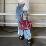 合成皮革サイドドロストトートバッグ | non-hedge  | 詳細画像3 