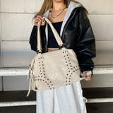 合成皮革スタッズボストンバッグ | non-hedge | 詳細画像12