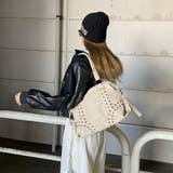 合成皮革スタッズボストンバッグ | non-hedge | 詳細画像14