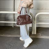 合成皮革スタッズボストンバッグ | non-hedge | 詳細画像20