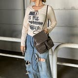 スタッズ合成皮革リュックサック | non-hedge  | 詳細画像17 