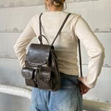 スタッズ合成皮革リュックサック | non-hedge  | 詳細画像21 