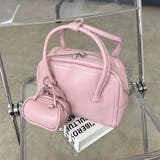ピンク | チャーム付きミニボストンバッグ | non-hedge