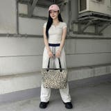 リバーシブルヒョウ柄トートバッグ | non-hedge | 詳細画像15