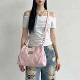型押し合成皮革プレートボストンバッグ | non-hedge | 詳細画像11