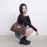 型押し合成皮革プレートボストンバッグ | non-hedge | 詳細画像22