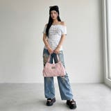 型押し合成皮革プレートボストンバッグ | non-hedge | 詳細画像7