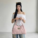 型押し合成皮革プレートボストンバッグ | non-hedge | 詳細画像9