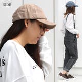 スエードロゴキャップ レディース ファッション | non-hedge  | 詳細画像4