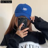 ブルー | 数字ロゴ刺繍キャップ レディース ファッション | non-hedge