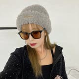 プレートシャギーニット帽 | non-hedge | 詳細画像23