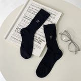 ブラック | プチリボンソックス | non-hedge