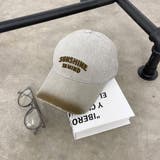 ベージュ | ムラロゴ刺繍キャップ | non-hedge 