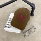 ブラウン | ロゴ刺繍キャップ | non-hedge 