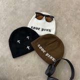 ハナモジ刺繍ビーニー | non-hedge  | 詳細画像1 