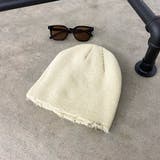 アイボリー | リングダメージビーニー | non-hedge